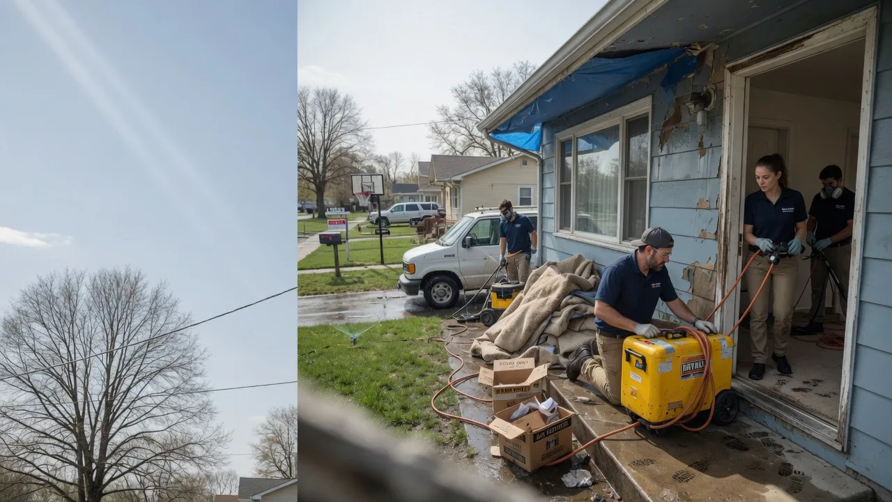 Basement Flood Cleanup in Wales, MA near me